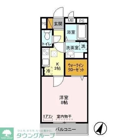 グランメールの物件間取画像